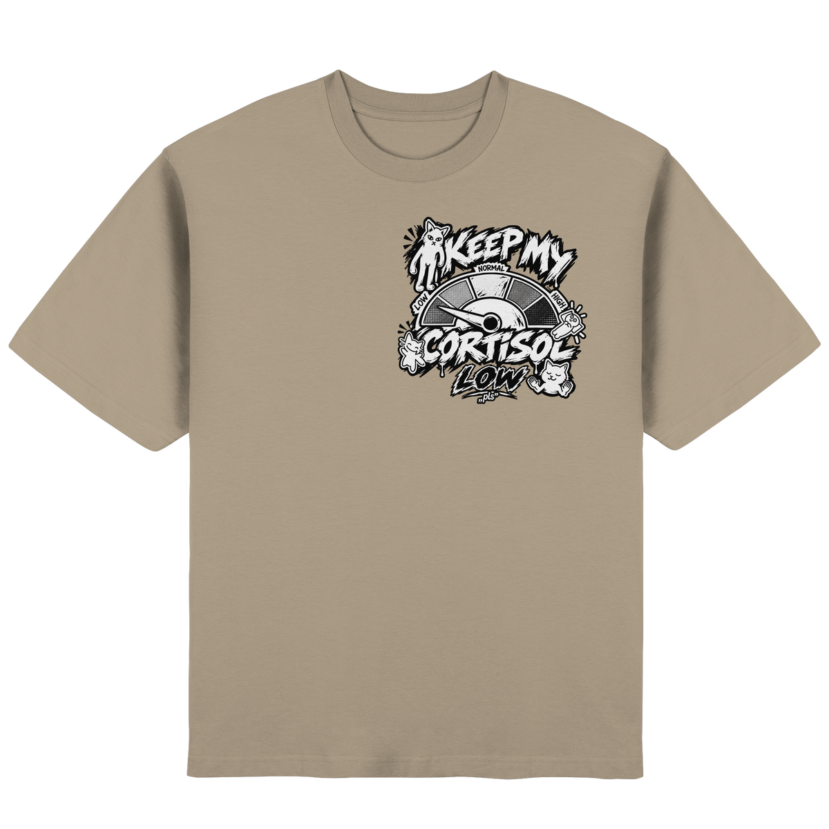 low CORTiSOL - ストリートウェア オーバーサイズ Tシャツ