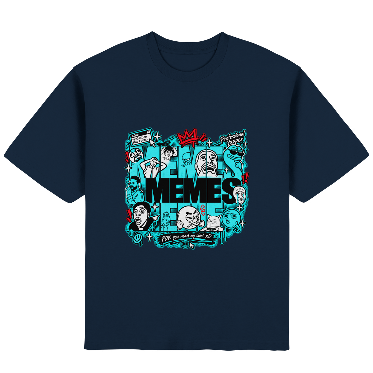 The Meme - Streetwear Oversized T-Shirt