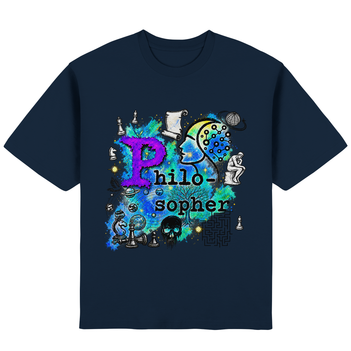 The Philosopher - Streetwear Oversized T-Shirt