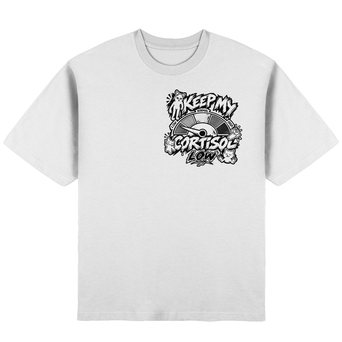 low CORTiSOL - ストリートウェア オーバーサイズ Tシャツ