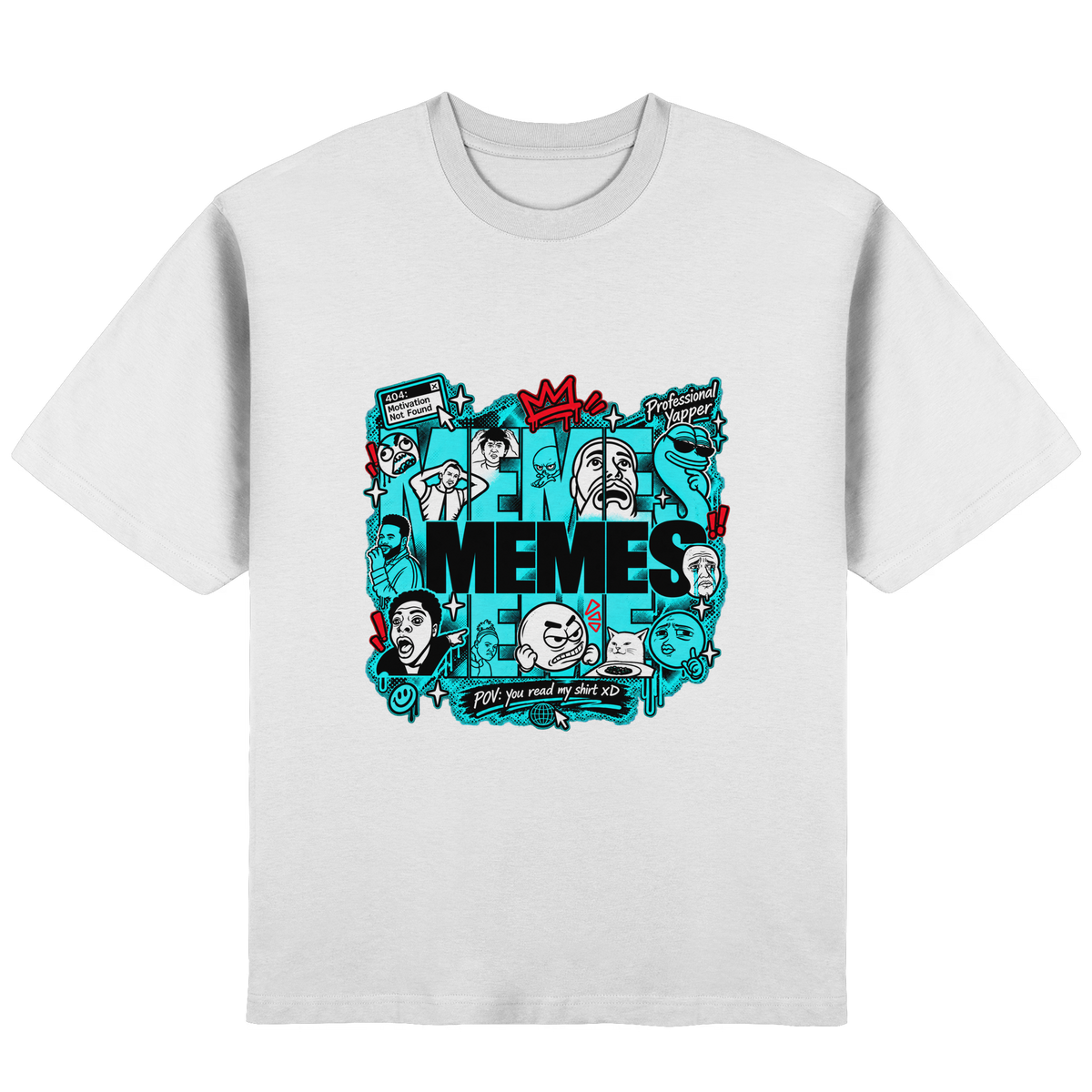 The Meme - Streetwear Oversized T-Shirt