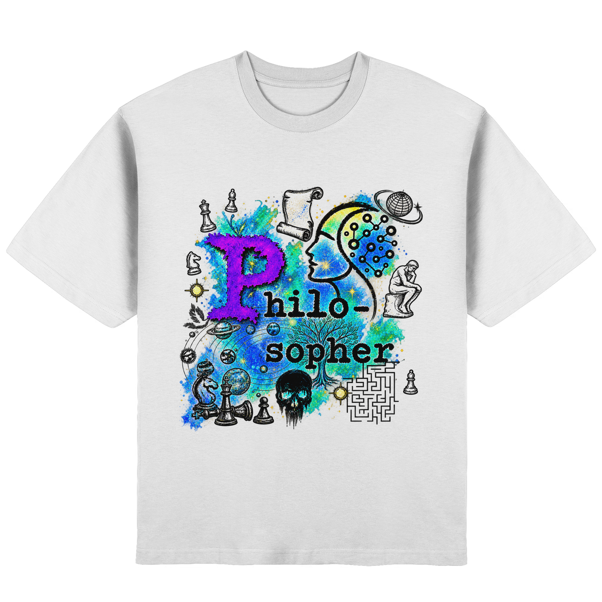The Philosopher - Streetwear Oversized T-Shirt