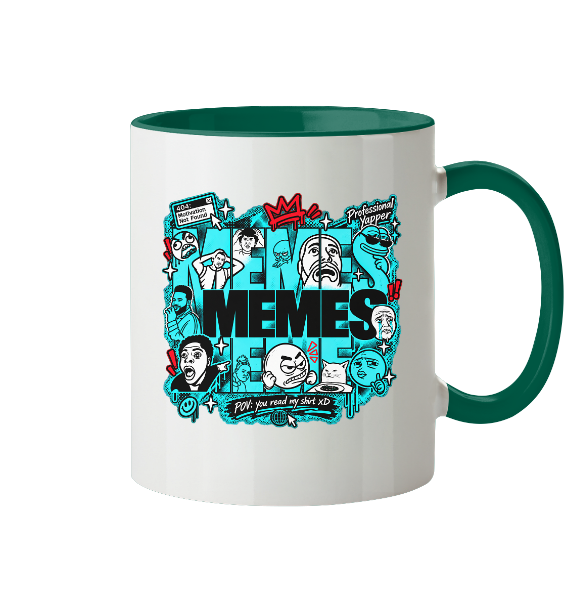 The Meme - Tasse zweifarbig