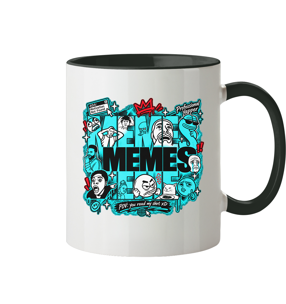 The Meme - Tasse zweifarbig