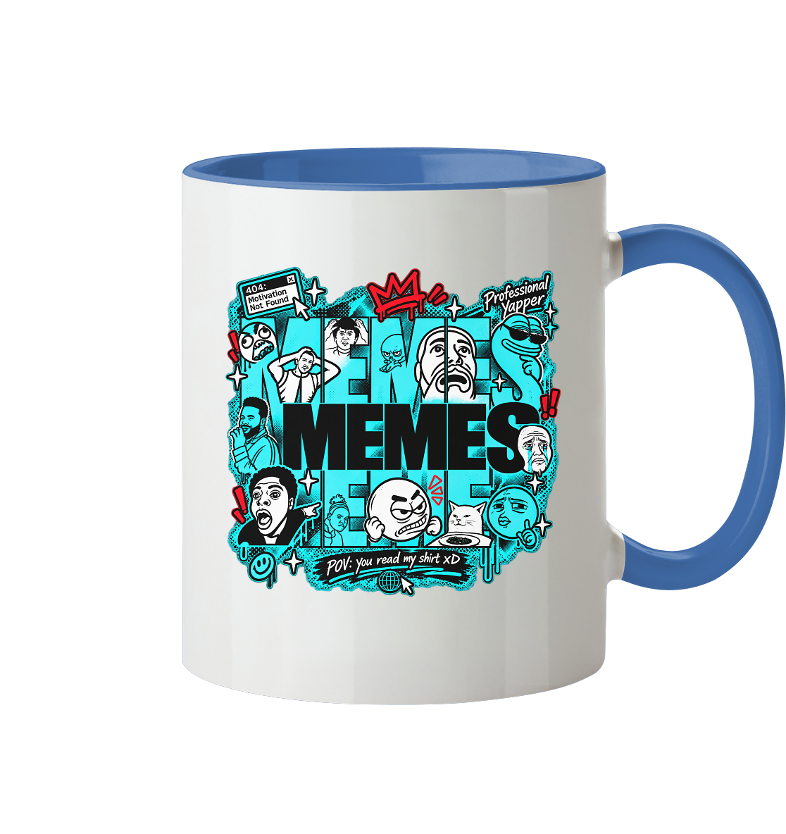 The Meme - Tasse zweifarbig