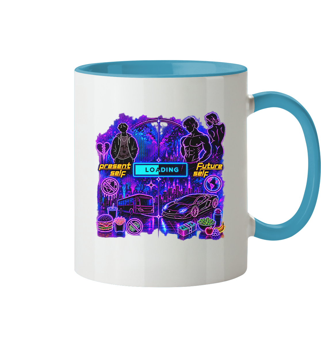 LOADiNG - Tasse zweifarbig