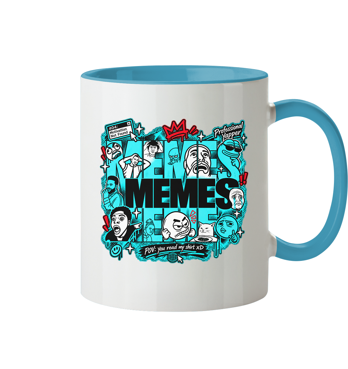 The Meme - Tasse zweifarbig