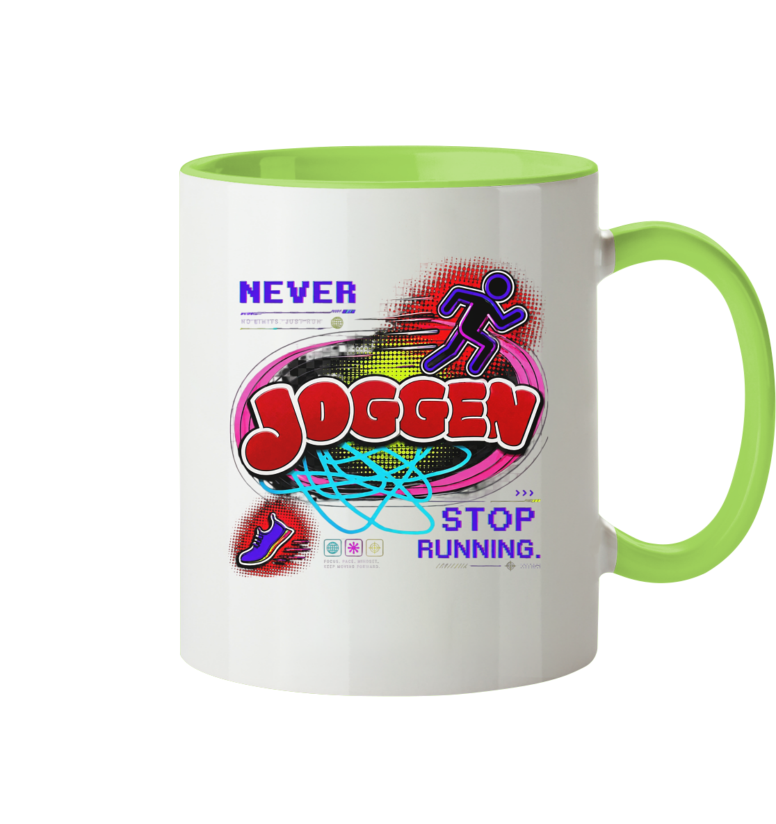 The JoGGer - Tasse zweifarbig