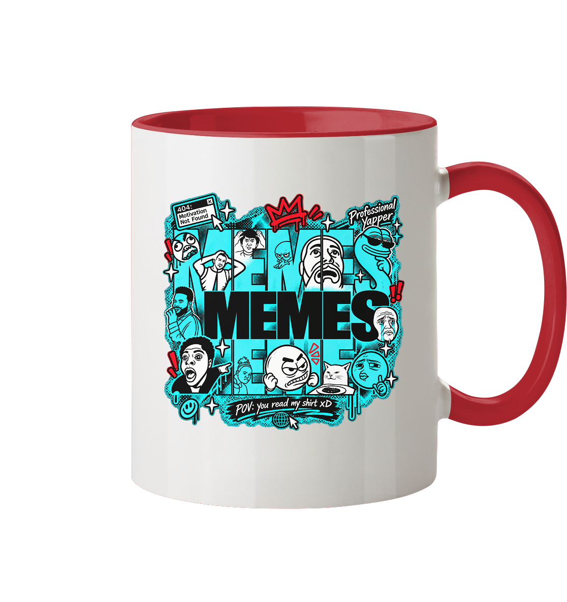 The Meme - Tasse zweifarbig