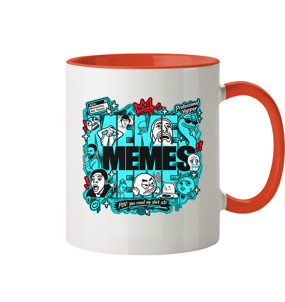 The Meme - Tasse zweifarbig