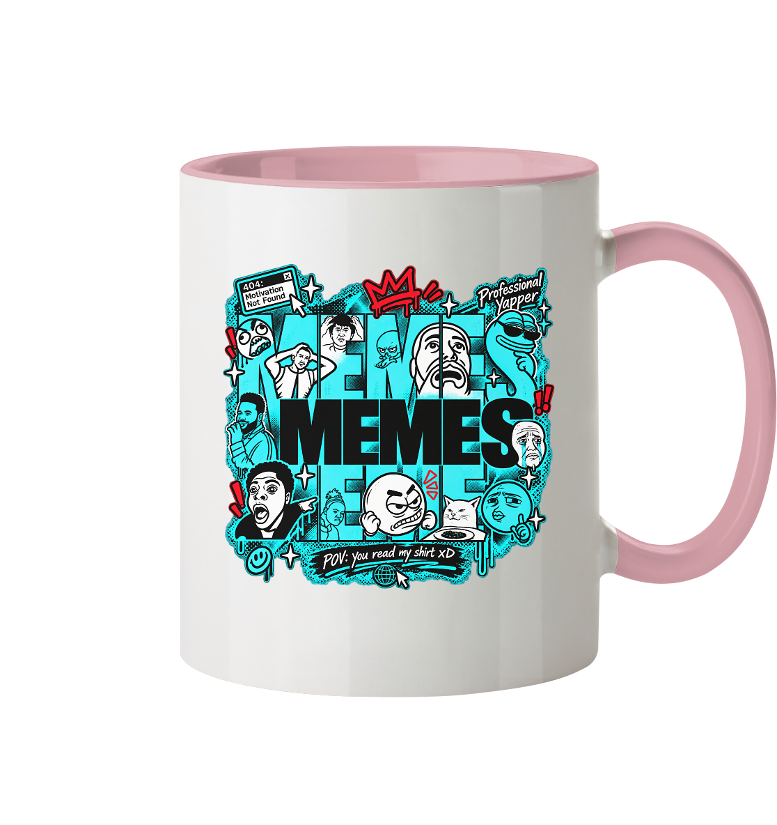 The Meme - Tasse zweifarbig