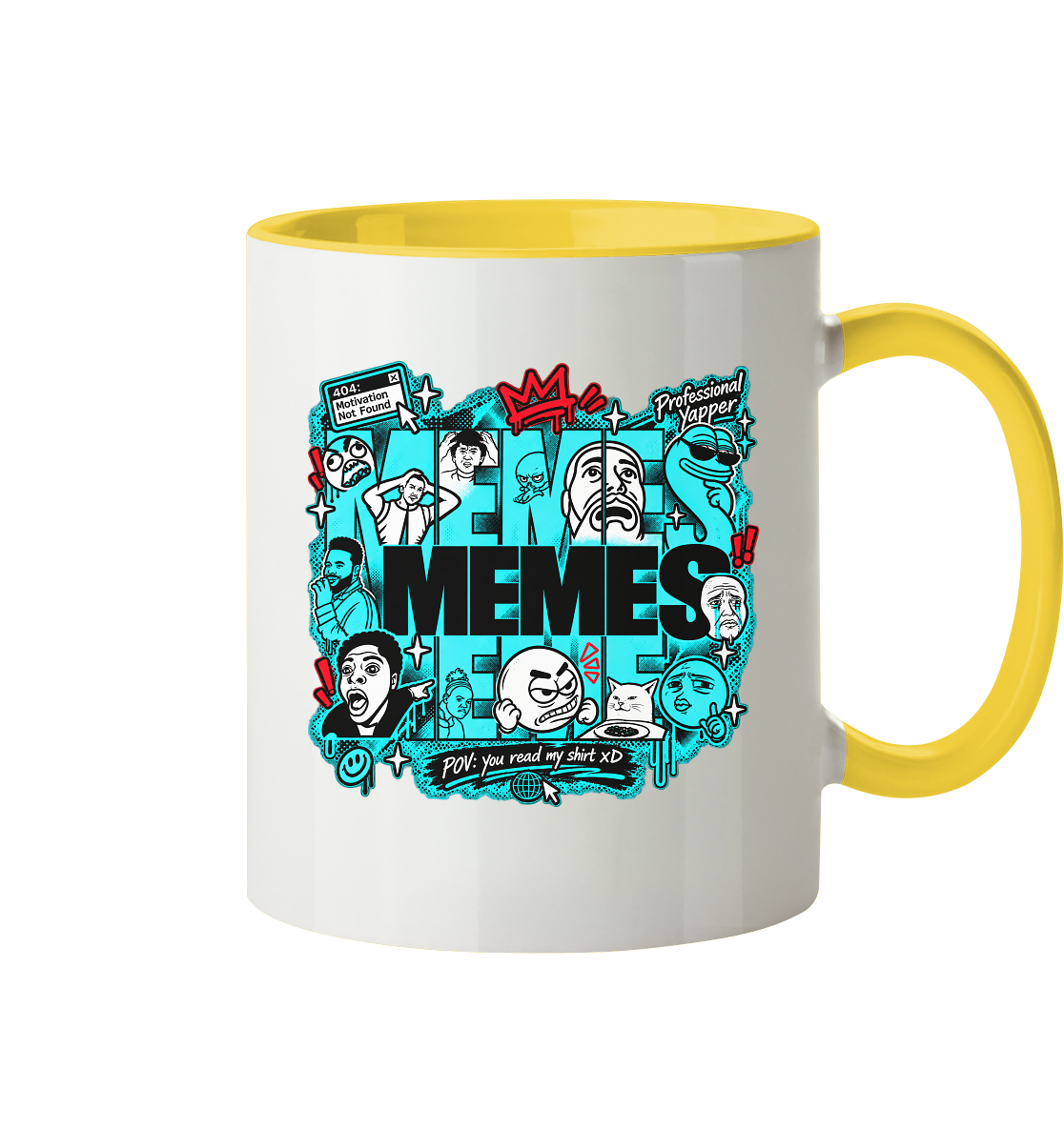 The Meme - Tasse zweifarbig