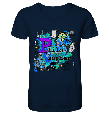 The Philosopher - V-Neck Shirt