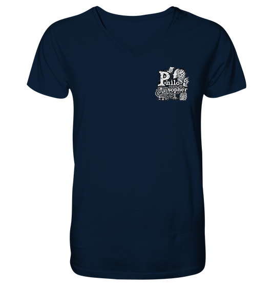 The Philosopher - V-Neck Shirt
