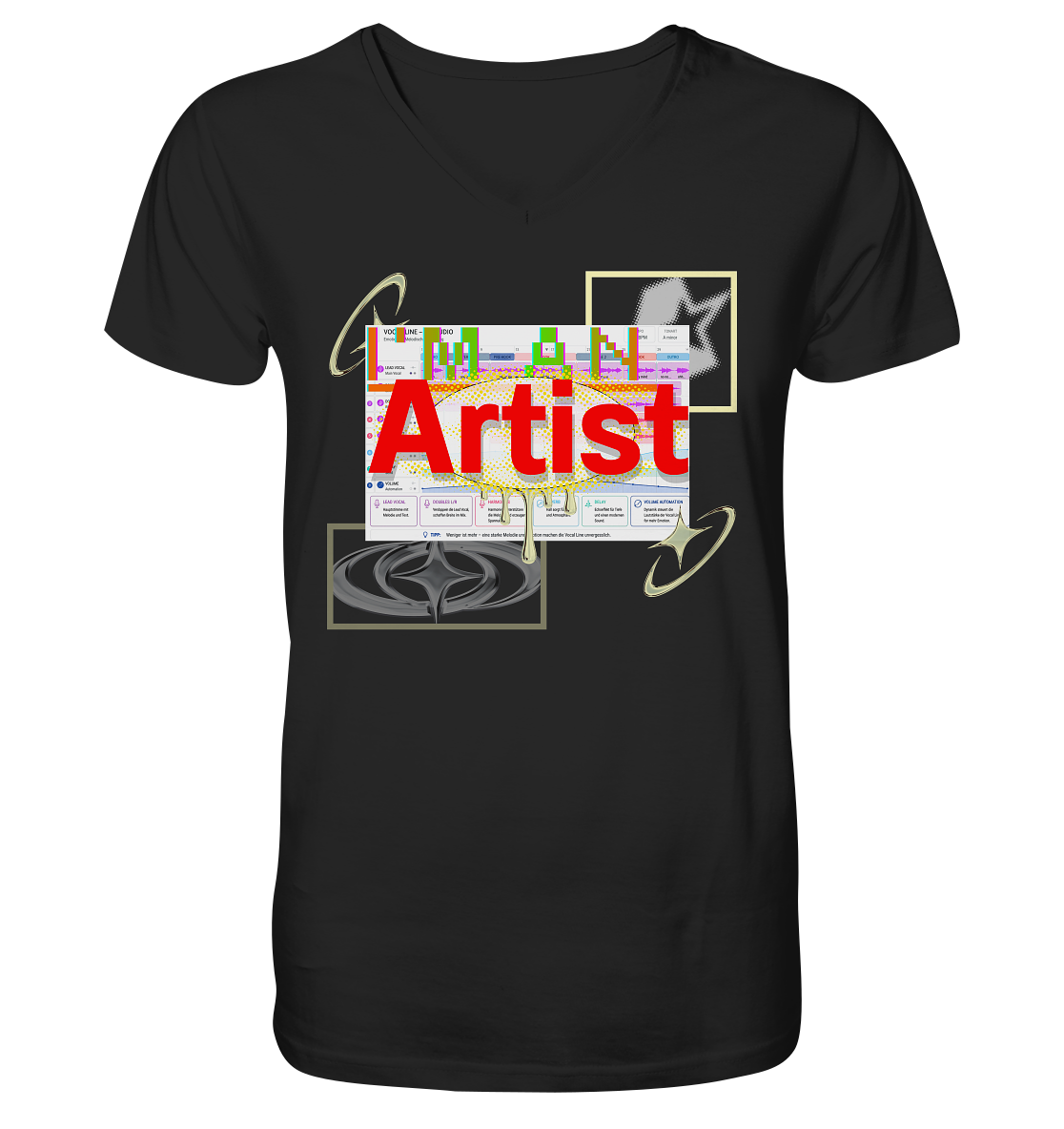 The Artist - V-Neck Shirt