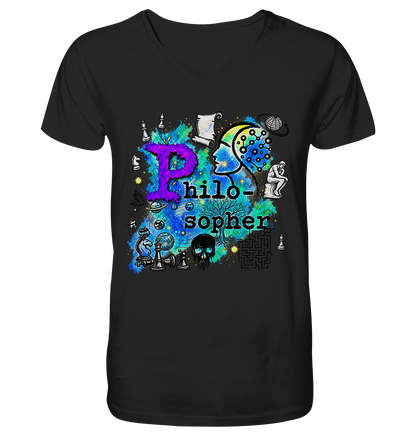 The Philosopher - V-Neck Shirt