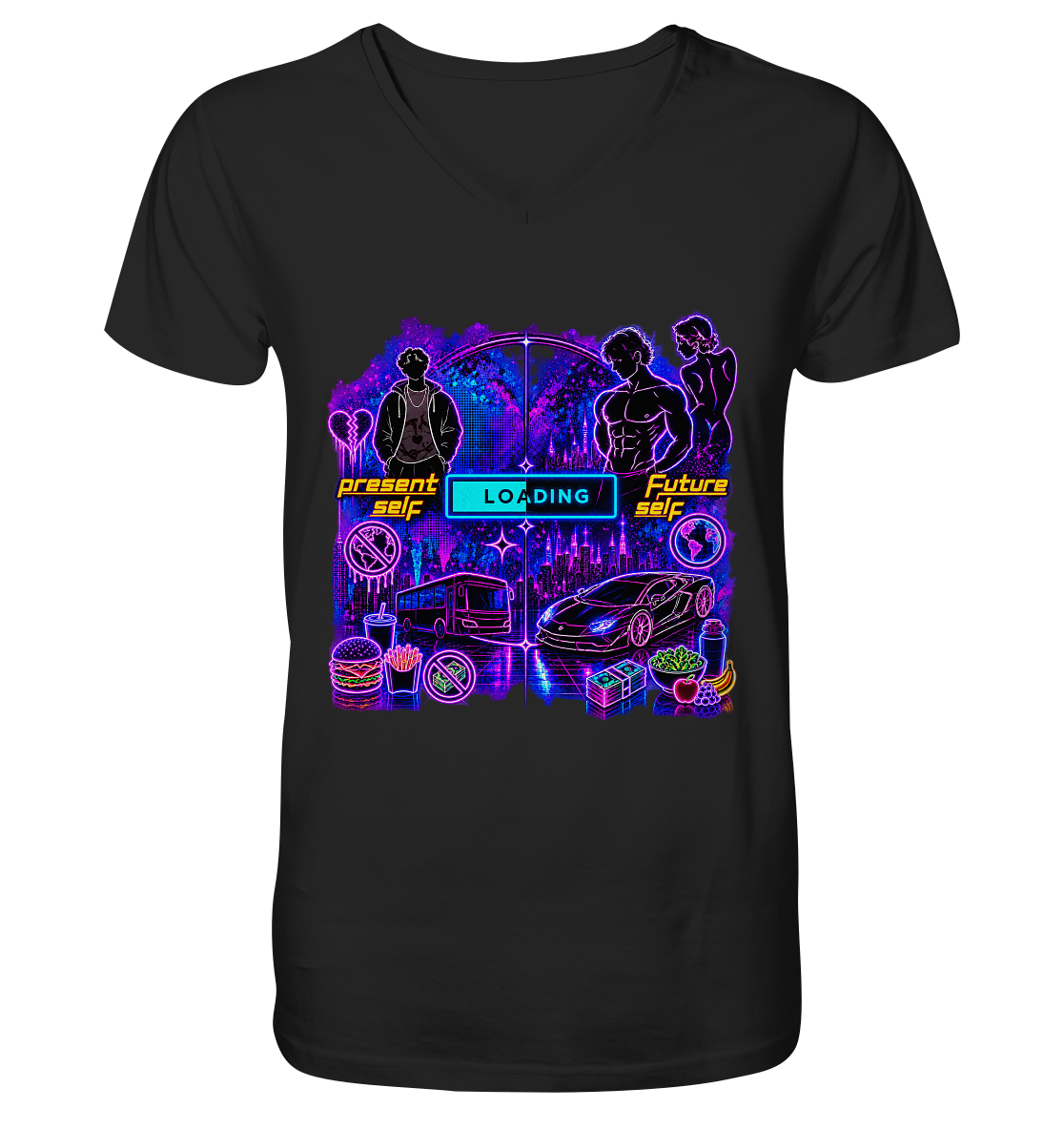 LOADiNG - V-Neck Shirt