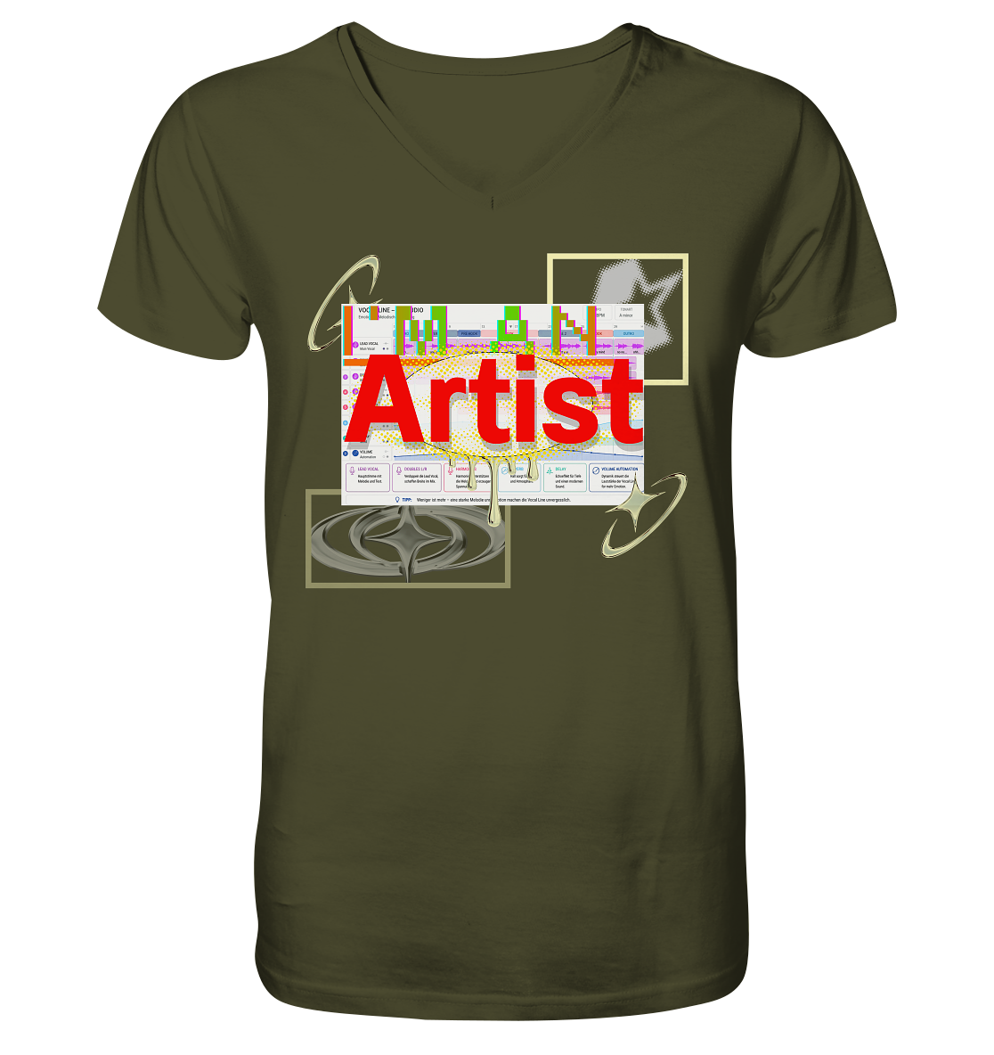 The Artist - V-Neck Shirt