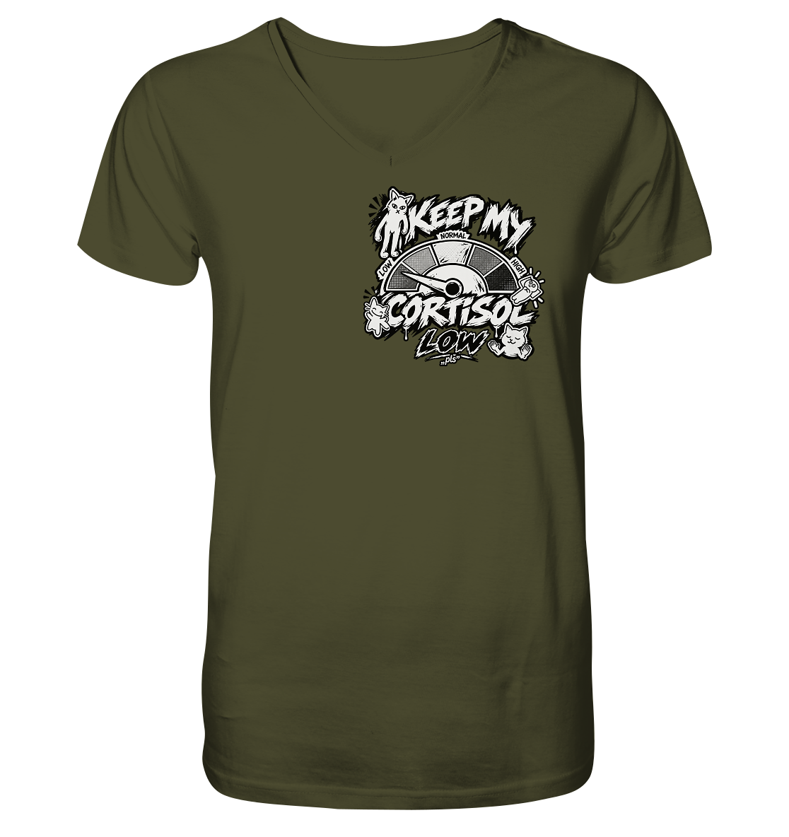 low CORTiSOL - V-Neck Shirt