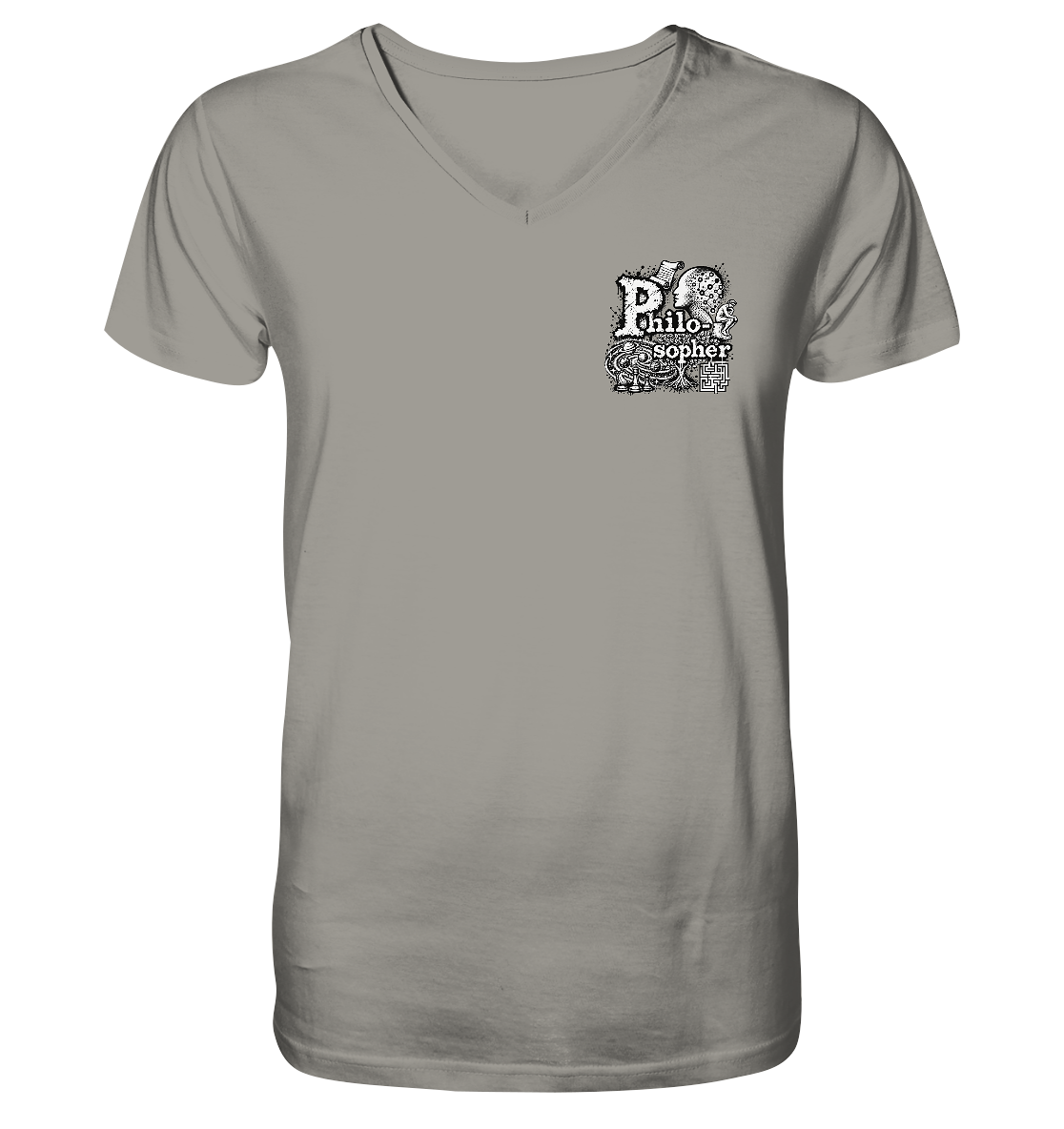 The Philosopher - V-Neck Shirt