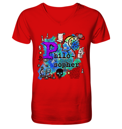 The Philosopher - V-Neck Shirt