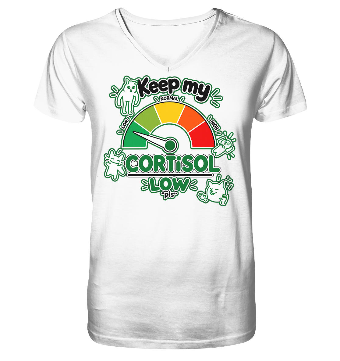 low CORTiSOL - V-Neck Shirt
