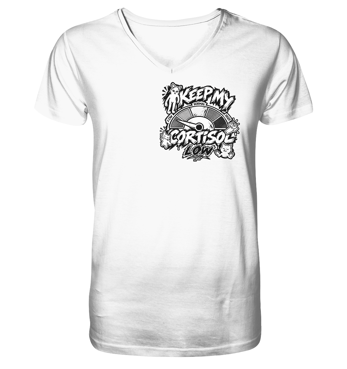 low CORTiSOL - V-Neck Shirt
