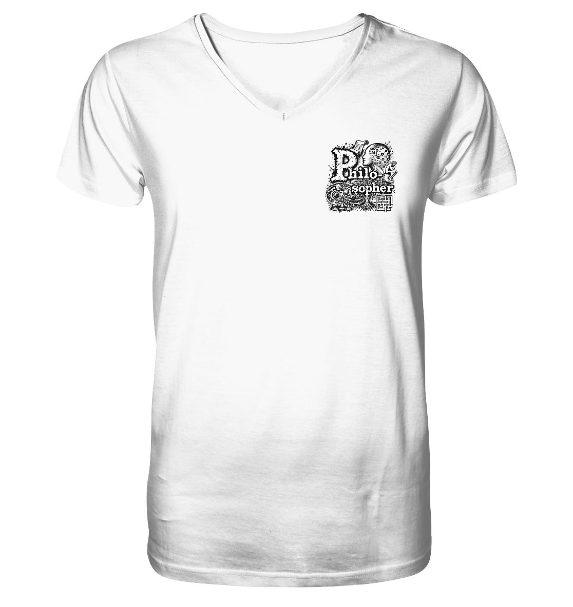 The Philosopher - V-Neck Shirt