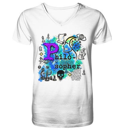 The Philosopher - V-Neck Shirt
