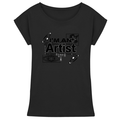 The Artist BASiCS - Womens Extended Shoulder T-Shirt