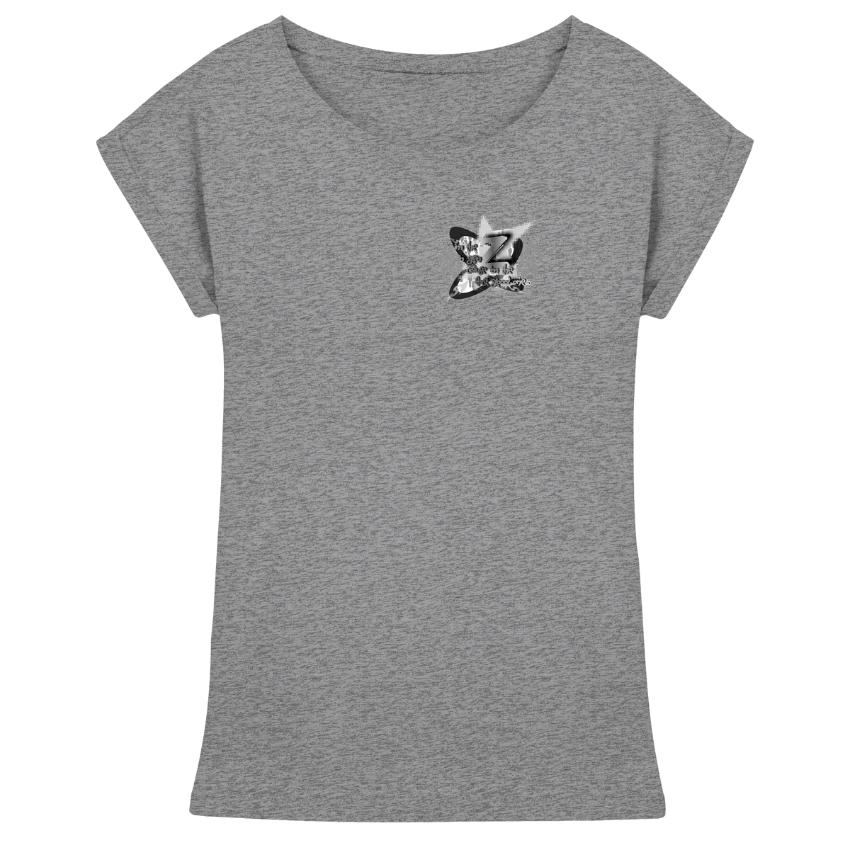 T-Shirt da donna con spalla estesa Rebellion Z BASiCS