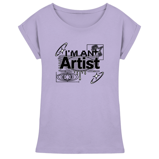 The Artist BASiCS - Womens Extended Shoulder T-Shirt