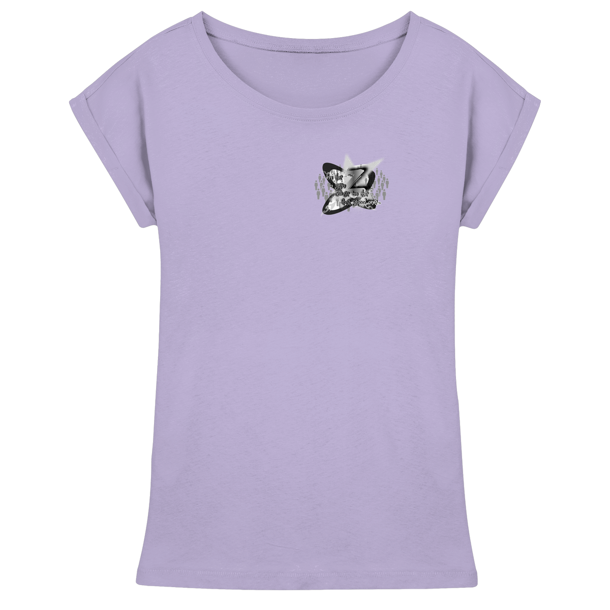 T-Shirt da donna con spalla estesa Rebellion Z BASiCS