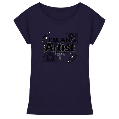 The Artist BASiCS - Womens Extended Shoulder T-Shirt