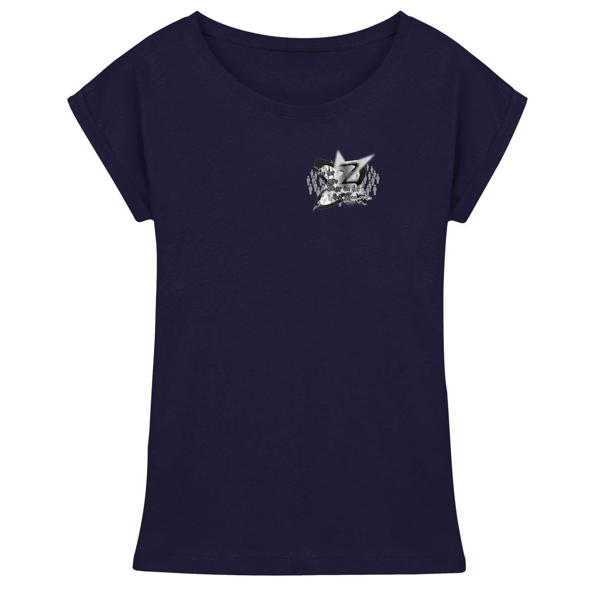 T-Shirt da donna con spalla estesa Rebellion Z BASiCS