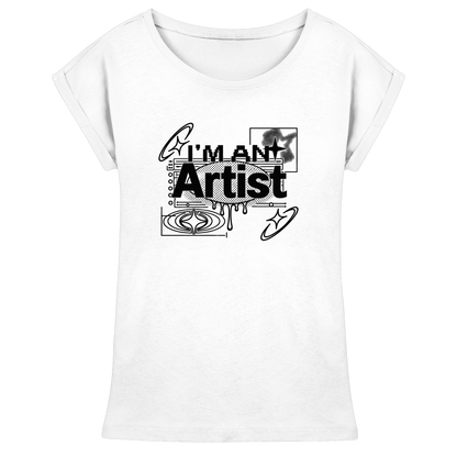 The Artist BASiCS - Womens Extended Shoulder T-Shirt