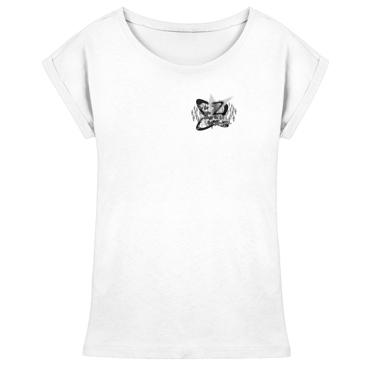 T-Shirt da donna con spalla estesa Rebellion Z BASiCS