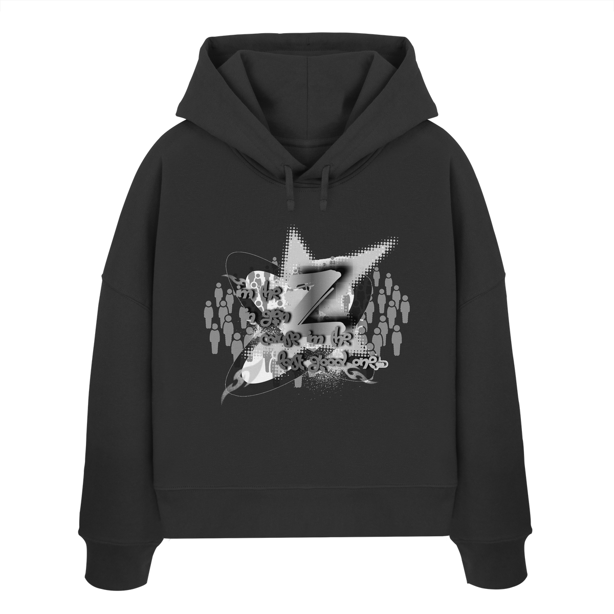The Rebellion Z BASiC - Damen Bio-Boxcut-Hoodie