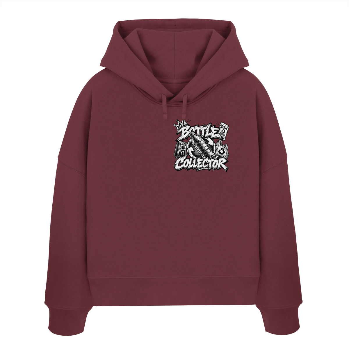 PFANDOM BASiCS  - Womens Organic Boxcut Hoodie