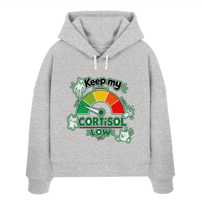 low CORTiSOL - Felpa da donna biologica taglio boxy