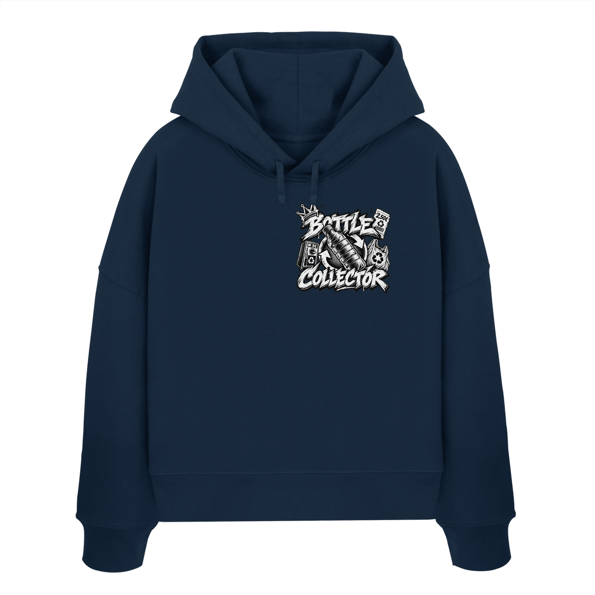 PFANDOM BASiCS  - Womens Organic Boxcut Hoodie
