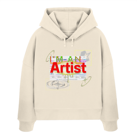 The Artist - Womens Organic Boxcut Hoodie