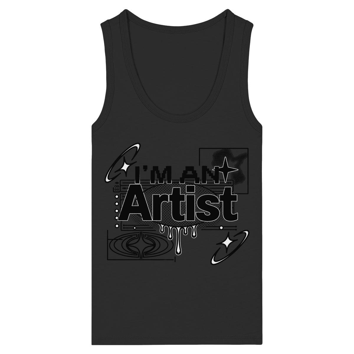 The Artist BASiCS - Kadın Organik Kesim Atlet