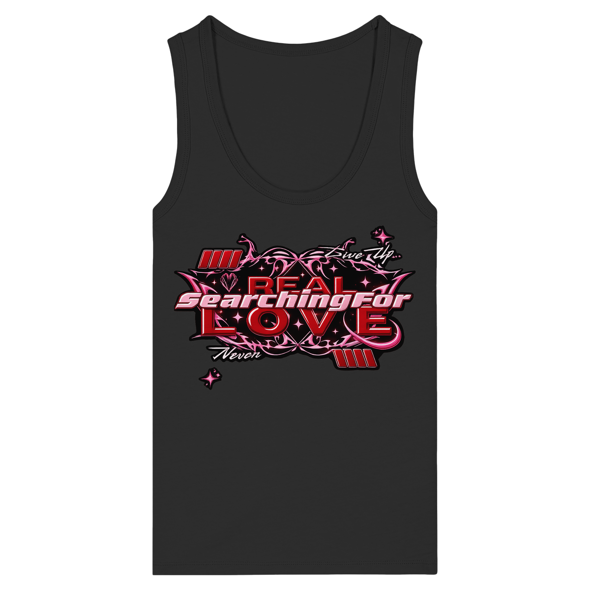 The Real Love - Womens Organic Fitted Tank Top