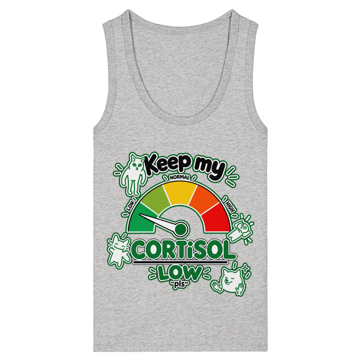 low CORTiSOL - Canotta attillata biologica da donna