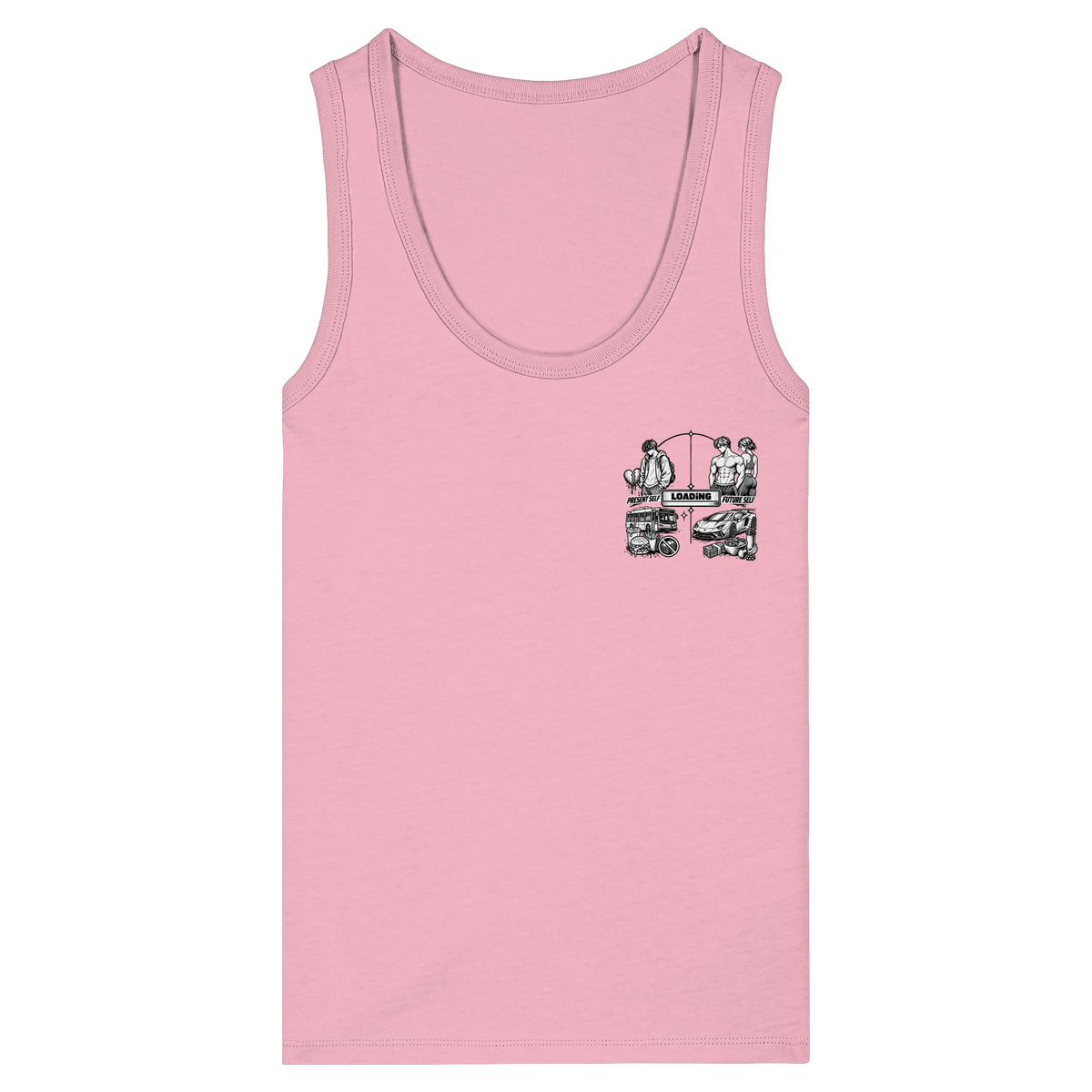LOADiNG BASiCS - Womens Organic Fitted Tank Top
