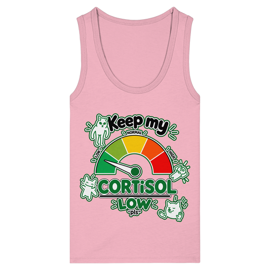 low CORTiSOL - Womens Organic Fitted Tank Top