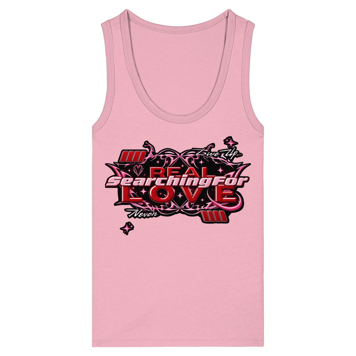The Real Love - Womens Organic Fitted Tank Top
