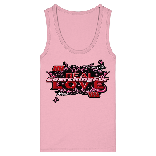 The Real Love - Womens Organic Fitted Tank Top