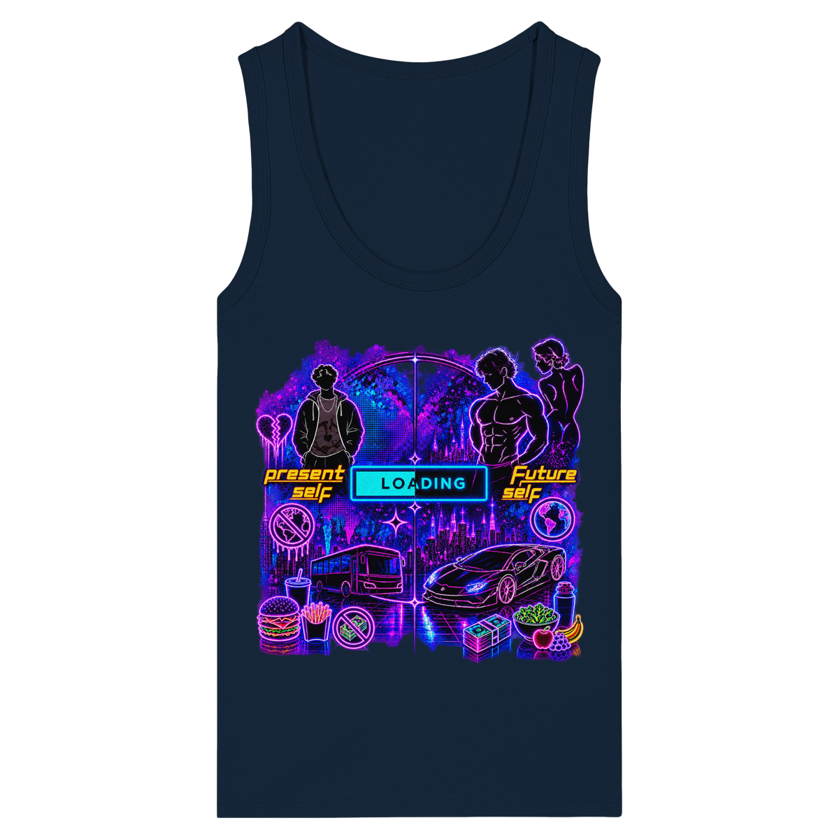 LOADiNG - Womens Organic Fitted Tank Top